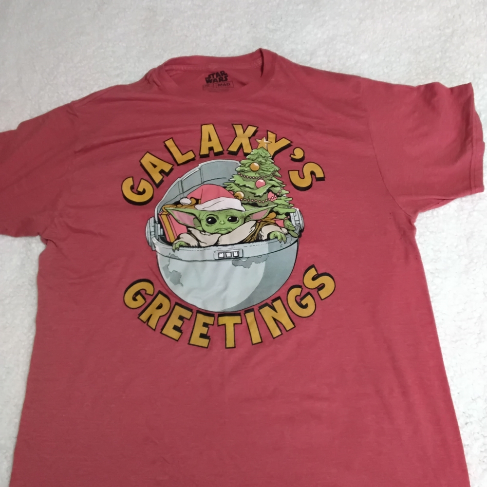 Star Wars Galaxy's Greetings Red T-Shirt